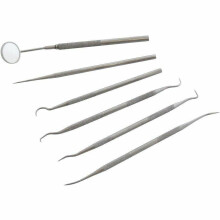 MantraRaj Stainless Steel Dental Set Tools Dentist Teeth Inspection Hygiene Picks Mirror