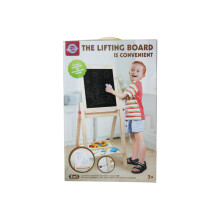 WOODEN EASEL DOUBLE SIDED LIFTING BOARD MAGNETIC DRAWING BOARD