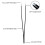 TRIXES Black Eyebrow Tweezers 6