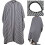 TRIXES Full Length Black White Monochrome Hairdressers Gown Adjustable Size Water Resistant Protective Cape 4