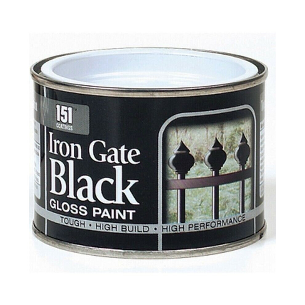 180ml Coatings: Iron Gate Black Gloss Paint