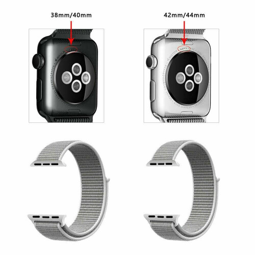 (Navy Blue, 40mm) Band Strap For Apple Watch Adjustable Waterproof Braided Nylon Material 1