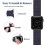 (Navy Blue, 40mm) Band Strap For Apple Watch Adjustable Waterproof Braided Nylon Material 7