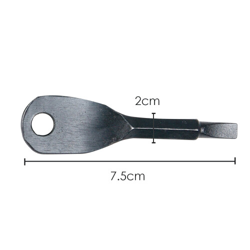 TRIXES Black Screwdriver Keyring Phillips and Flathead Tool 1