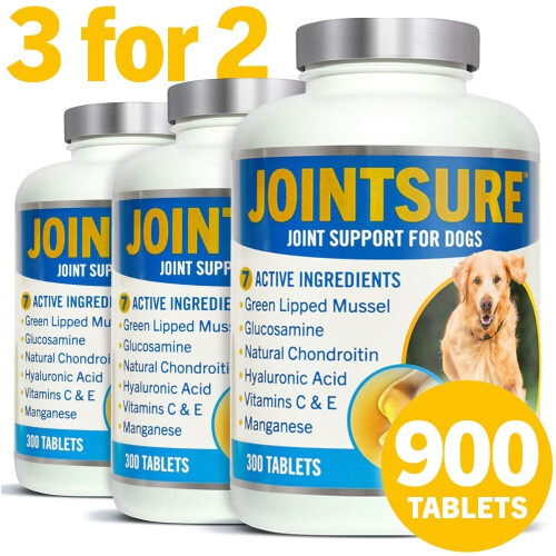 (300 Tablets (3 For 2)) JOINTSURE Joint Support Supplements for Dogs on