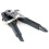 TRIXES Black Screwdriver Keyring Phillips and Flathead Tool 4