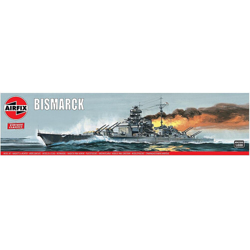 Airfix AIRFIX A04204V Bismarck - Vintage Classics 1:600 Ships Model Kit