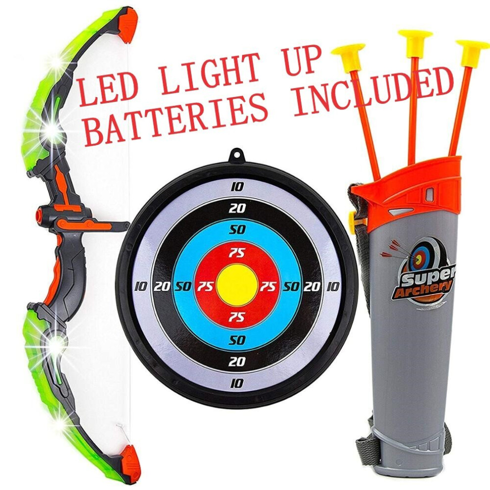 Kids Archery Set Toy Bow Arrow Target Children Junior Indoor Outdoor