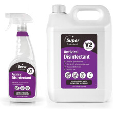 Super Professional V1/V2 Antiviral Disinfectant 750ml + 5 Litre