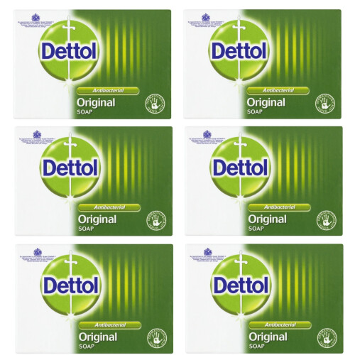 Dettol Dettol Original Antibacterial Soap Pack of 6 x 100g