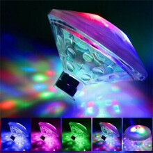Battery Powered Floating Underwater Pond RGB LED Lights Pool Kids Shower Toys