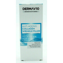 New Derma V10 Innovations Anti Ageing Collagen Wrinkle Filler 15ml