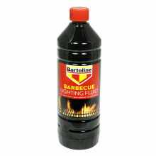 1 BOTTLE BARTOLINE BARBEQUE LIGHTING STARTER FUEL FLUID 1L OUTDOOR COOKING CHARCOAL BBQ HEATING LIGHTER
