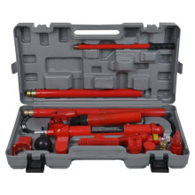 10T Porta Power Kit Hydraulic Jack Panel Car Body Frame Repair Set