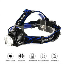 Bright LED HeadlampHead Torch Light Zoom 18650 Batteries Chargeable