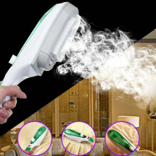 1000W Portable Handheld Steam Iron & Brush Steamer for Travel - Quick Wrinkle Removal, Disinfection & Fabric Care