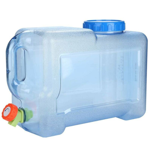 12L Camping Hiking Tap Container Storage Drinking Water Bottle Bucket