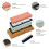 400/1000+3000/8000 Grit Premium Whetstone Cut Sharpening Wet Stone Set 9