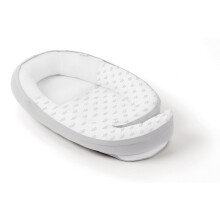 Babymoov Doomoo Organic Cotton Cocoon Newborn Sleep Aid - Grey Boats