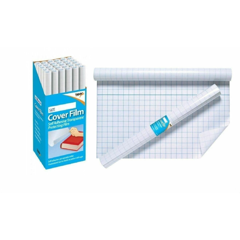 Mantraraj Roll Quality Clear Self Adhesive Film 33Cm X 3M Sticky Exercise Book Cover Paper