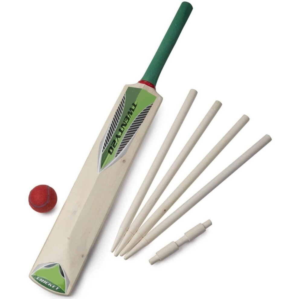 KT - Size 5 Cricket Set In Mesh Carry Bag