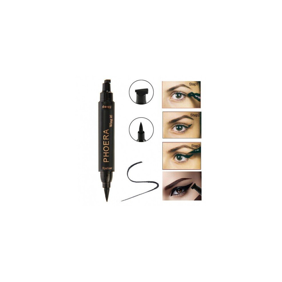 Watanablemarket Easy Make Up Stamps Eyeliner Tool Beauty Makeup Wing Style Kitten