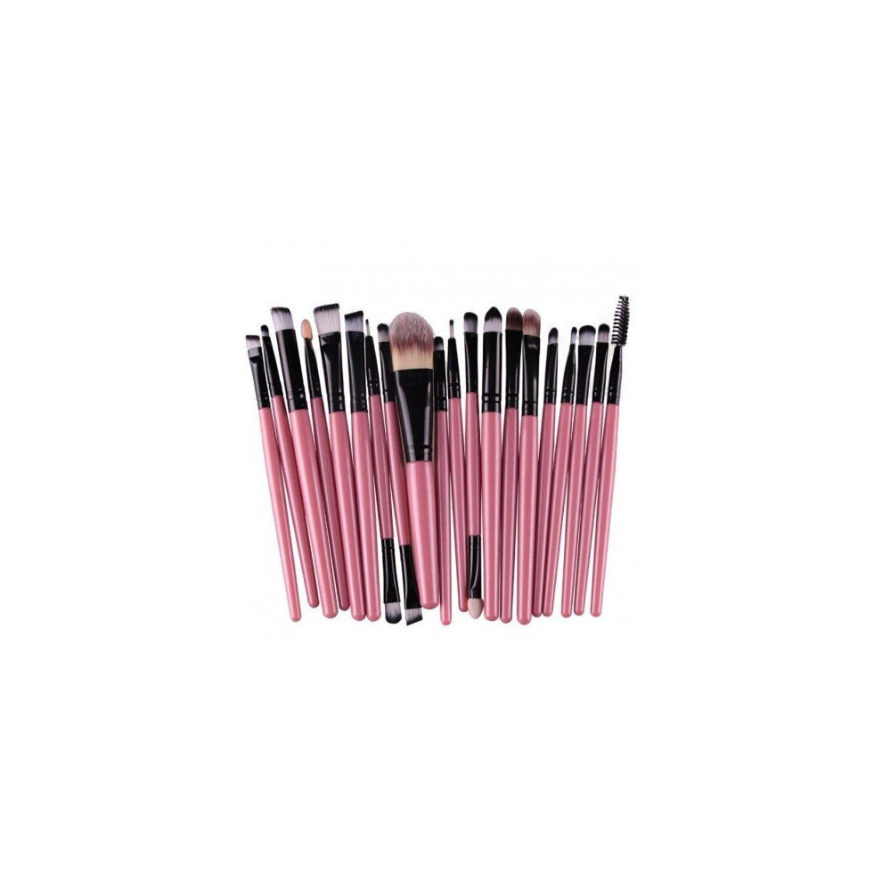 Watanablemarket 20Pcs Make Up Powder Cosmetic Brushes Tools Eyeshadow Eyeliner Brush Set Pincel Maquiagem Makeup Brushes