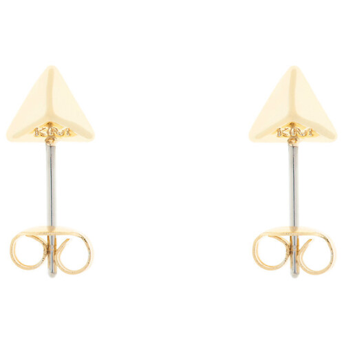 Karen Millen Geo Stud Earrings, Gold