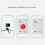 Wall-mounted Forehead Digital Infrared Non-Contact Thermometer Automatic Induction Doorbell 7