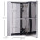 Homcom HOMCOM Wall Mounted Bathroom Mirror Glass Storage Cabinet Cupboard 3