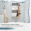 Homcom HOMCOM Wall Mounted Bathroom Mirror Glass Storage Cabinet Cupboard 8