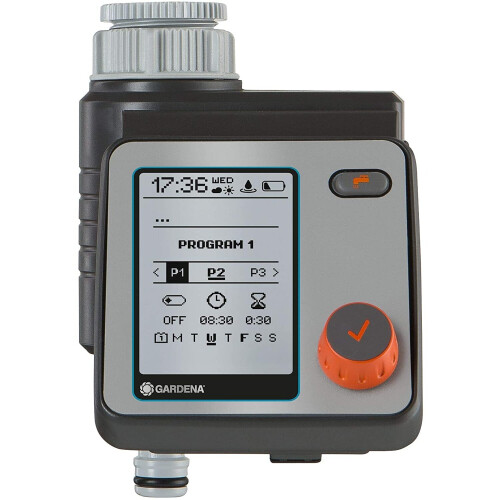 Gardena Programmateur d'arrosage Master GARDENA - 1892-20 - Ecran LCD - Pression max 12 bar - Résistant à l'eau 2