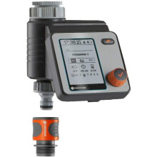 Programador de riego Master GARDENA - 1892-20 - Pantalla LCD - Presión máxima 12 bar - Resistente al agua
