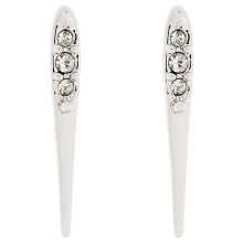 Karen Millen Chasing Swarovski Crystal Drop Earrings