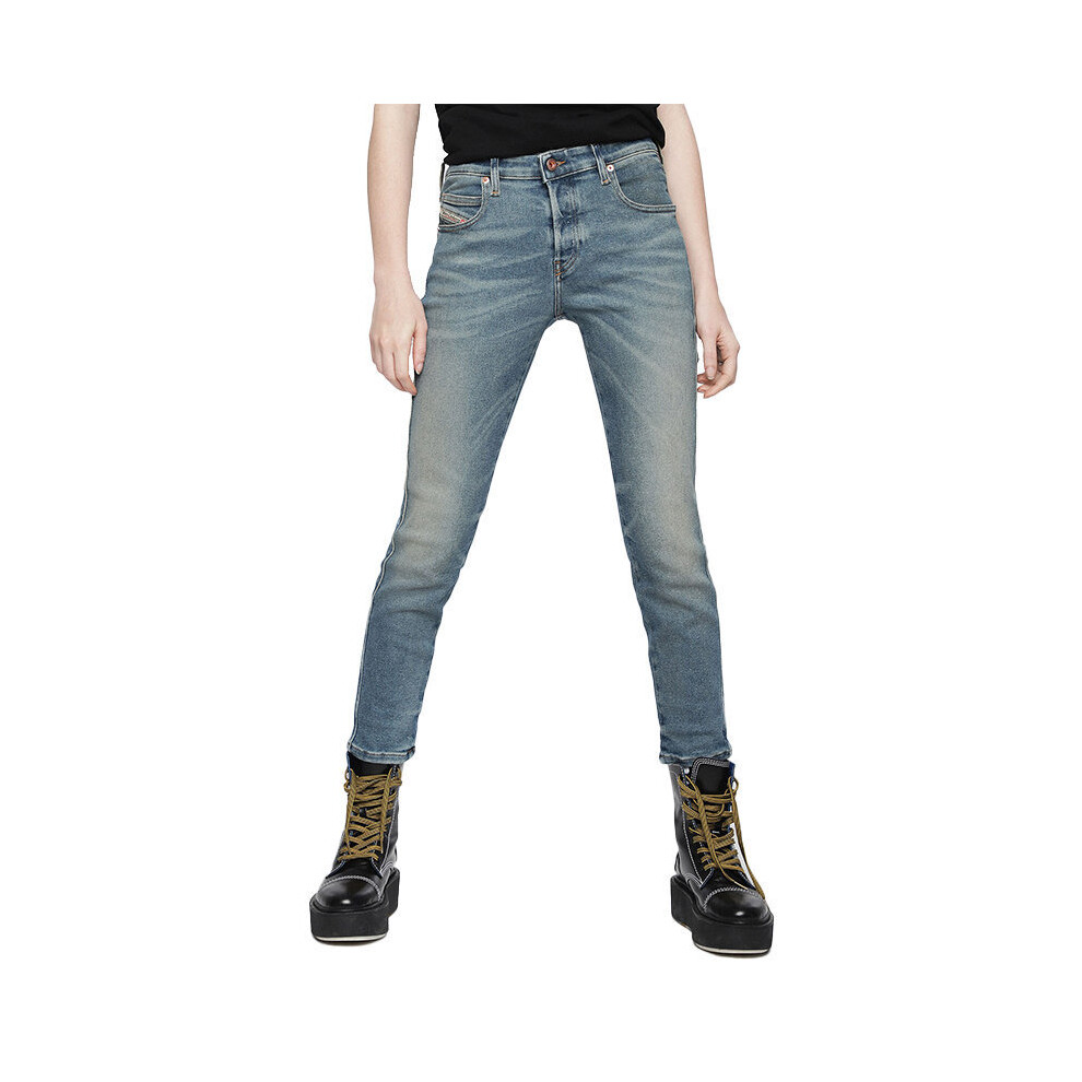 (W29 L30) DIESEL BABHILA 084VF Womens Denim Jeans Casual Pants Slim Trousers Made in Italy