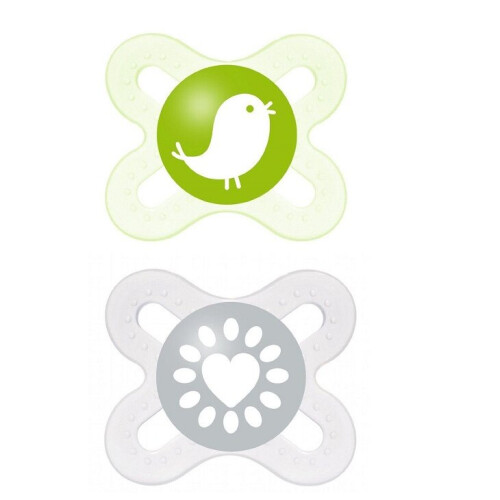 MAM MAM Start Soothers 0-2 Months - Green