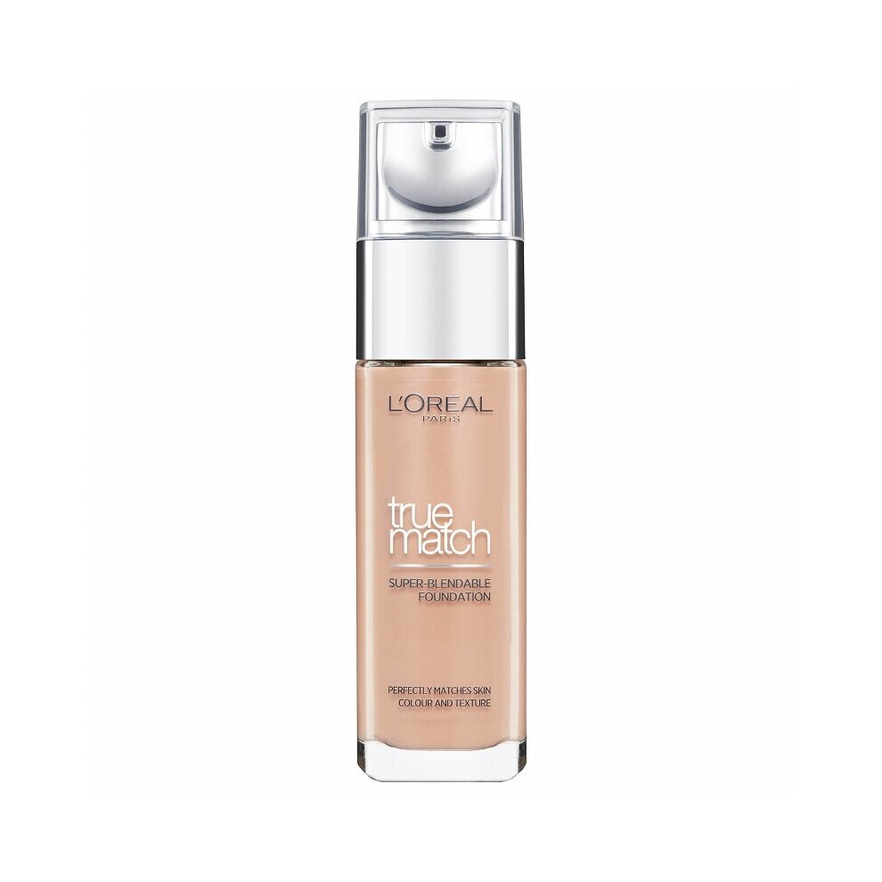 L'Oréal Paris True Match Foundation, 1.W Golden Ivory, 30 ml