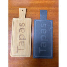 Square Appetizer Tapas Serving Board with Handle