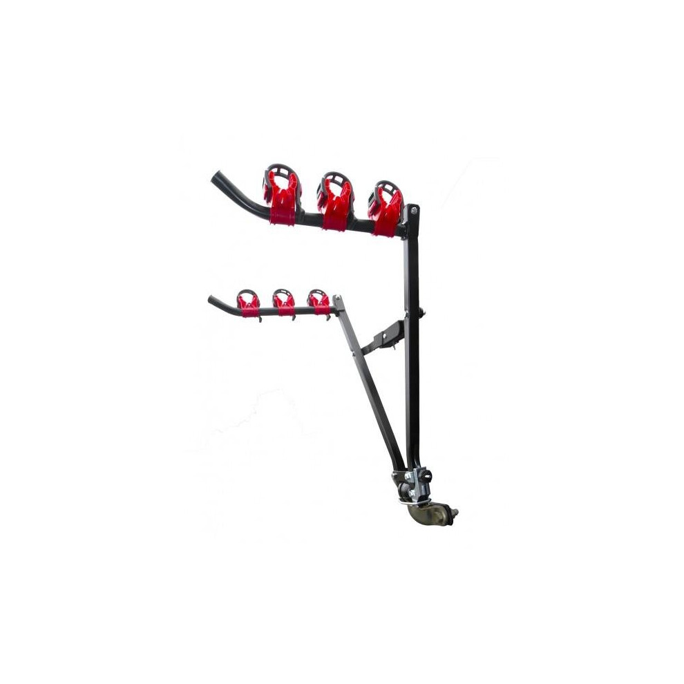 Universal Heavy Duty Foldable 3 Bike Carrier Rack 5029594432726