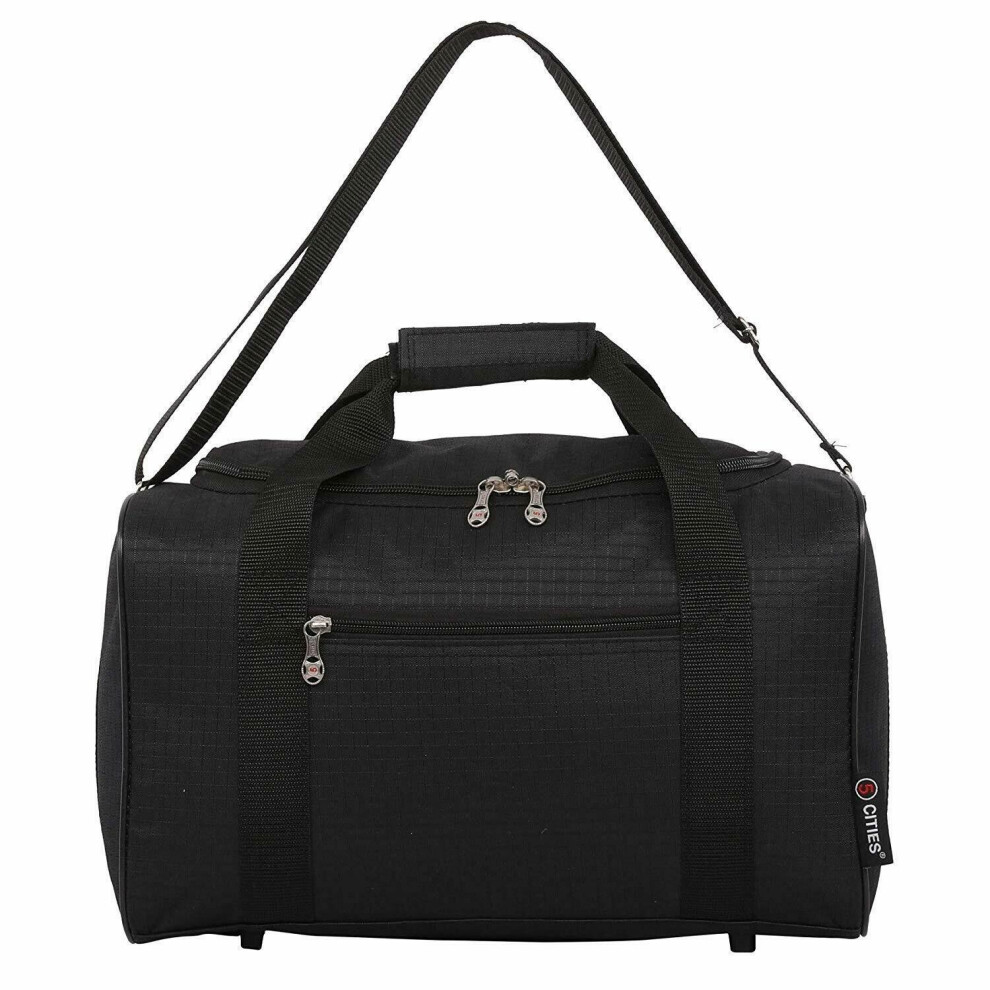 5 Cities Ryanair Maximum Sized Cabin Carry on Holdall Bag 40x20x25cm-image-OPC-P652VGB-NEW