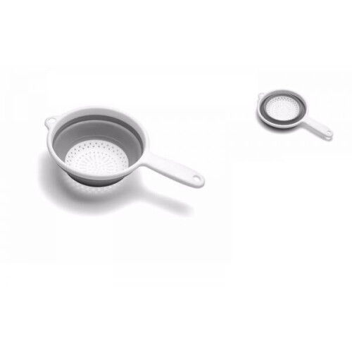 Addis Addis Pop and Store Collapsible Colander 20cm Grey Strainer
