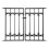 Panacea Park Lane Gate Black Stylish 1