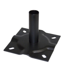 Panacea Fence Surface Mount Bracket Black