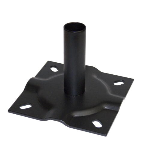 Panacea Fence Surface Mount Bracket Black