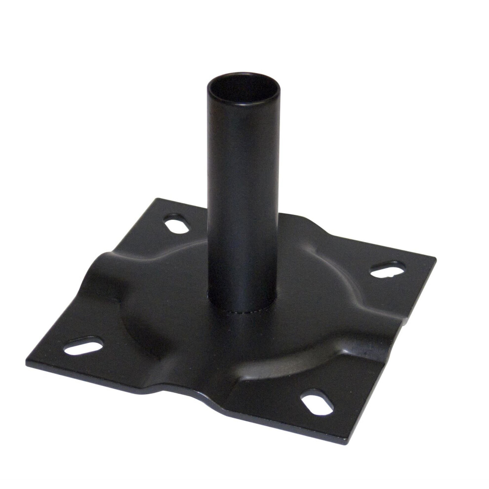 Panacea Fence Surface Mount Bracket Black