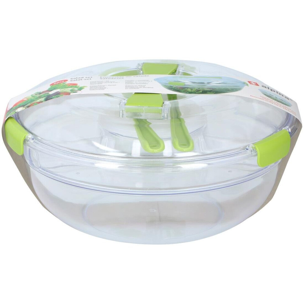 Salad Bowl Fork & Spoon 3Pcs 8711252124193