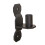 Wall Mount Brackets X2 Nice design Black 1