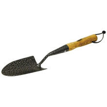 Midi Carbon Steel Garden Hand Trowel Ash Wood Handle Comfortable Grip New