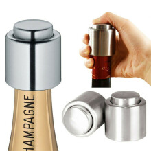 Reusable Leakproof Stainless Steel Bottle Stopper Wine Saver Prosecco Champagne