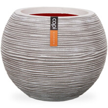 CAPI EUROPA Vase RIB NL - Elfenbein - 40x32 cm - Kunststoff
